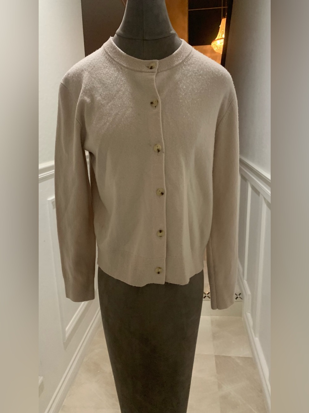 VINCE Soft Wool & Cashmere-Blend Cardigan Size S